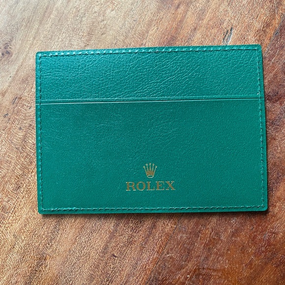 ROLEX GREEN CARD HOLDER/AUTHENTICITY CARD HOLDER - Picture 3 of 4